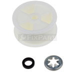 Rouleau tendeur Brandt 57X2519 sèche-linge image 1