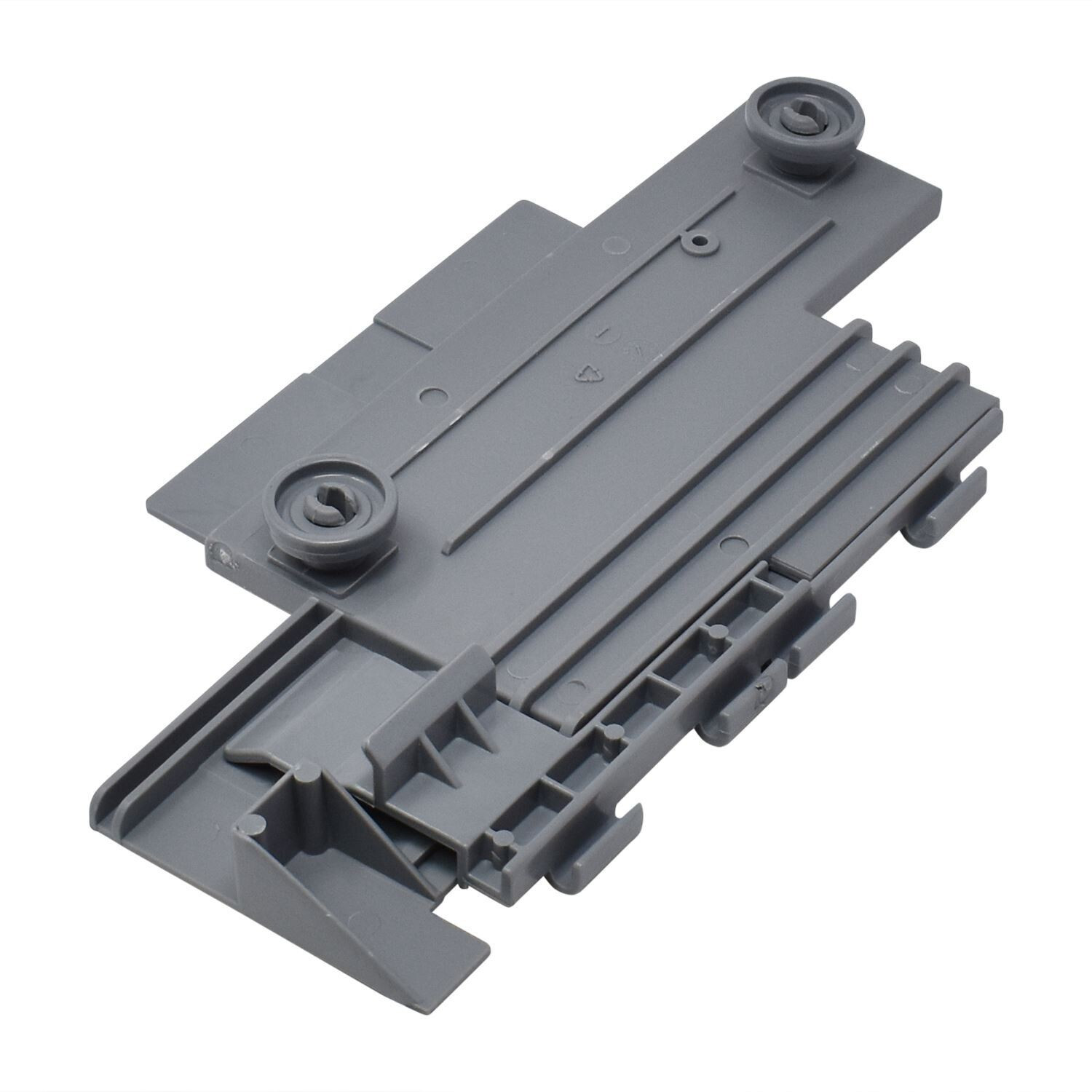 SPARES2GO Basket Lade Runner Rail Afgeronde Wielen & Beugel voor