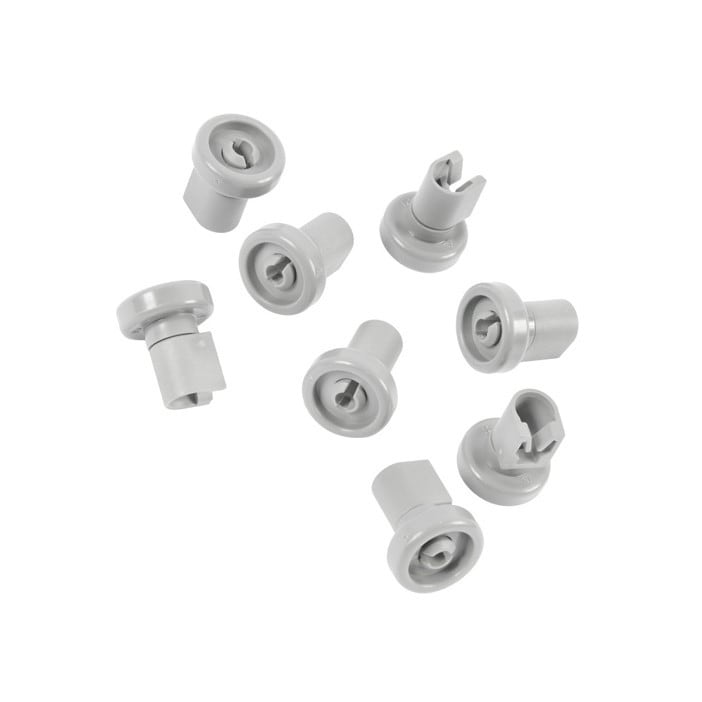 8 Ruote Per Cesto Inferiore Lavastoviglie, Ricambio Ikea Per Modelli DW60 E RDW60, 40 Mm - Foto 3