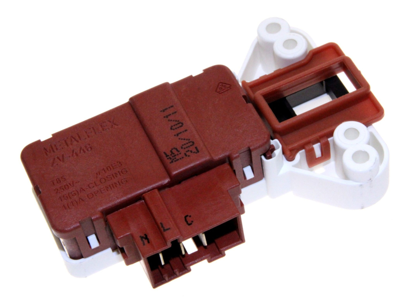 Interrupteur Verrouillage Porte Lave-linge Compatible DFS03857 - 250V, Noir ABS - Pièce Rechange