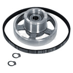 Beko Grundig Arcelik 492204404 ruota della cinghia asciugatrice immagine 1