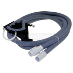 Tubo di scarico 2,50M 19/19 a comito originale - Lavatrice - WHIRLPOOL