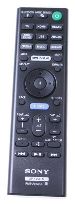 Rmt Ah400u Htz9rf Sony Remote Control For Sony HT-X9000F Dolby