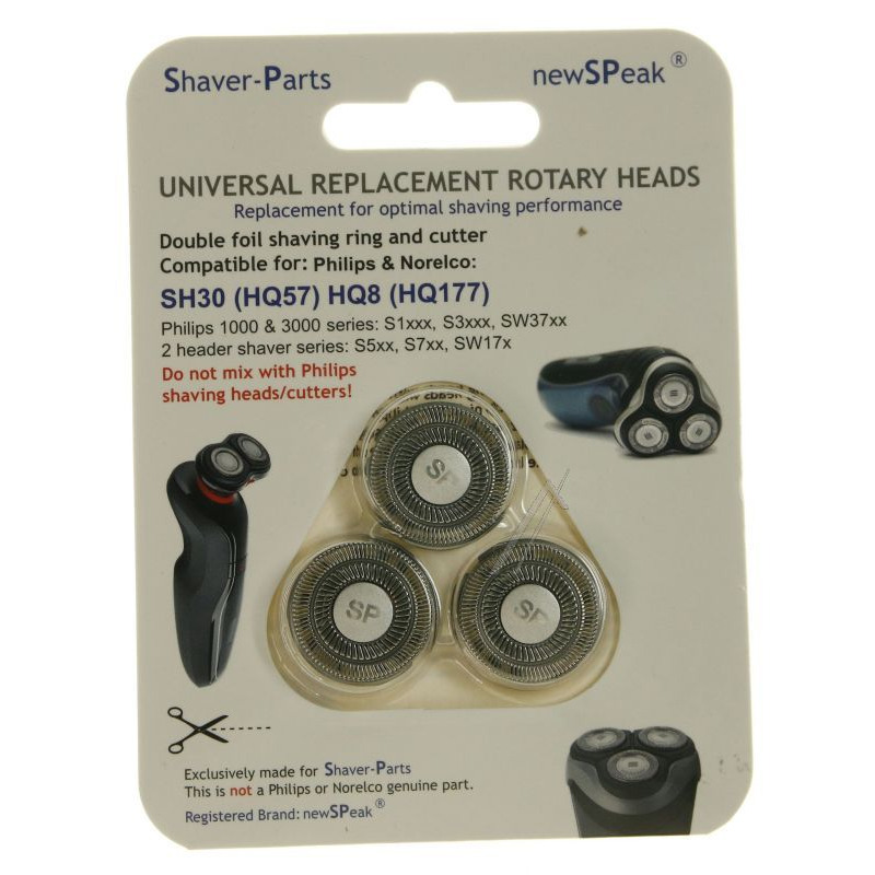 Shaverparts shaving head shaver HQ8, HQ177 philips compatible FixPart