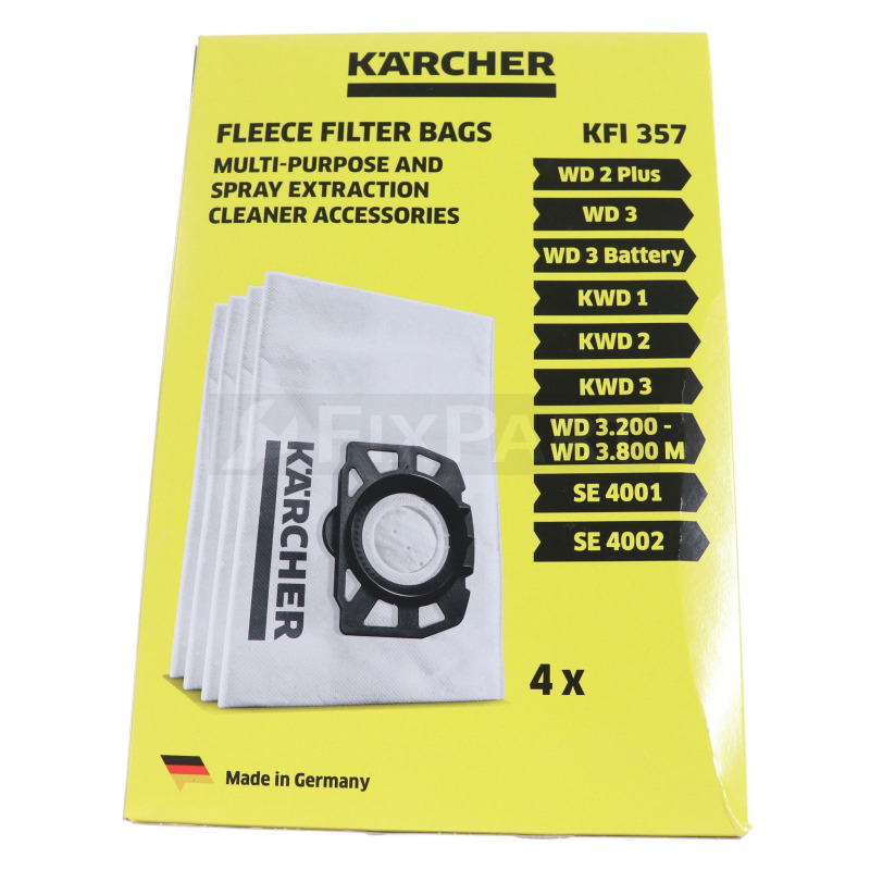 Per sacchetti per aspirapolvere Karcher per Hoover Dust T7/1/1/1 T12/1 pezzo di ricambio di ricambio sacchetto per la polvere in tessuto lavabile riutilizzabile  1420