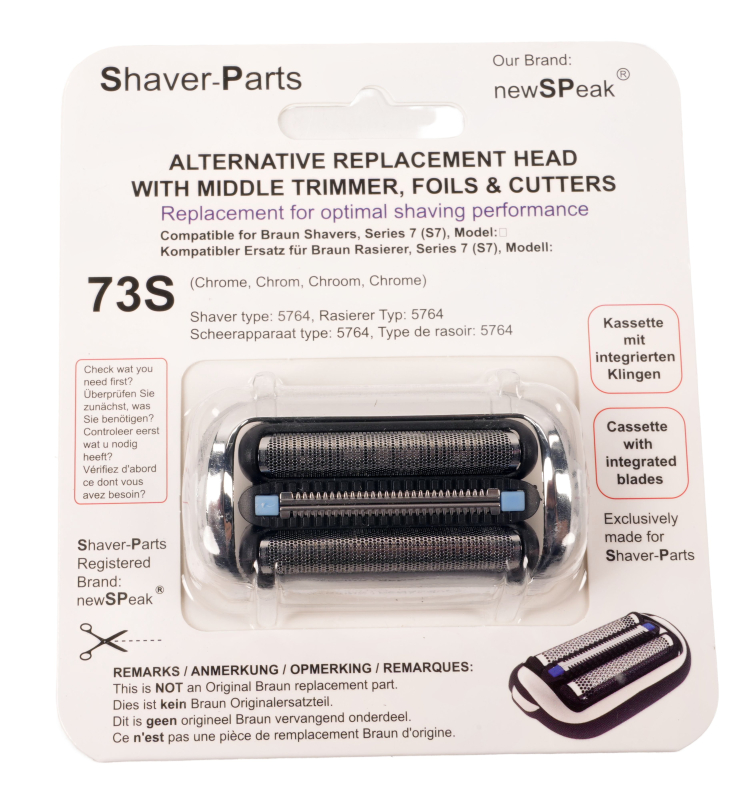 Grille De Rasoir De Remplacement Pour Braun 3000 Interface - Modèle Vhbw, Couleur Argentée