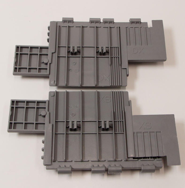 KIT GANCI FERMO CESTELLO INFERIORE 00611472 LAVASTOVIGLIE BOSCH SIEMENS Neff - ROSSI RICAMBI - Foto 5