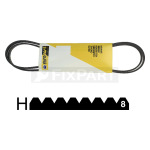 Poly v-snaar H voor wasdroger van Candy, Creda, Indesit - AltPart 1860H8 90446634 afbeelding 1