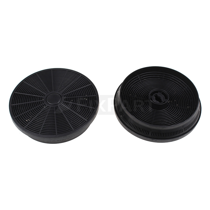 Filtre à Charbon Pour Hotte Aspirante 19cm - Rond, Noir - Compatible Avec Plusieurs Modèles