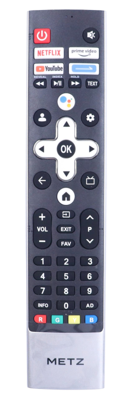 Tucus Télécommande pour téléviseur LCD HDTV Metz 32MTC6100Z 40MTC6100Z