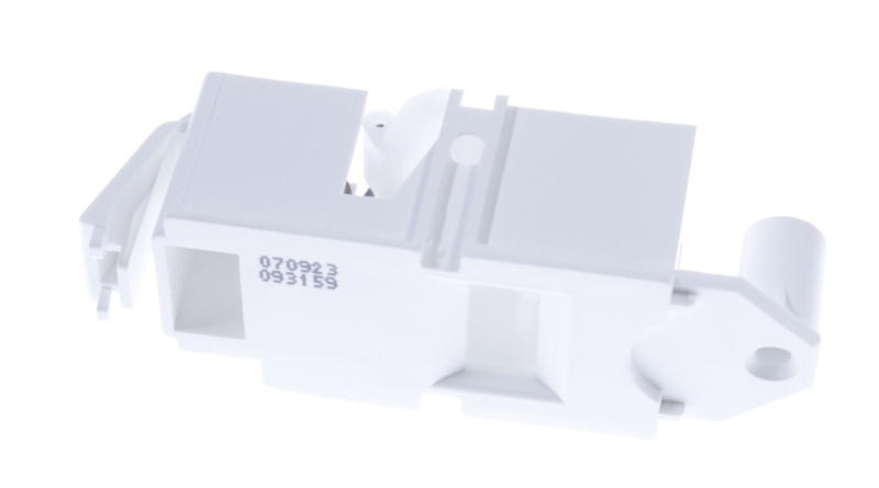 Verrou De Porte Pour Sèche-linge Sharp - Réf. 42190493 - Blanc - Neuf
