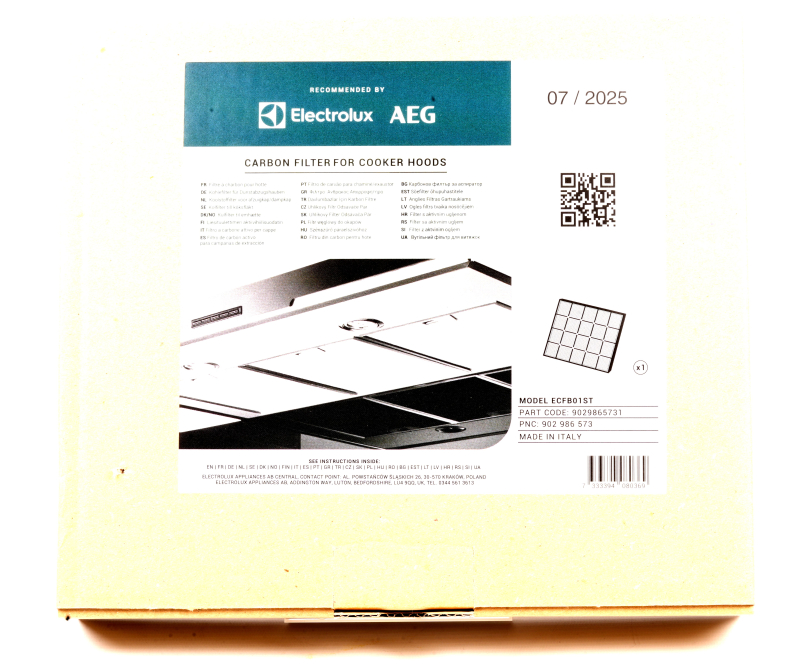 Baumatic F90.2SS extractor hood, metal, grease filter, silver, 320 x 260 mm