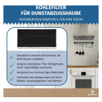 Carbon filter for extractor hood of Bosch, Neff, Siemens - Bluparts  image 5