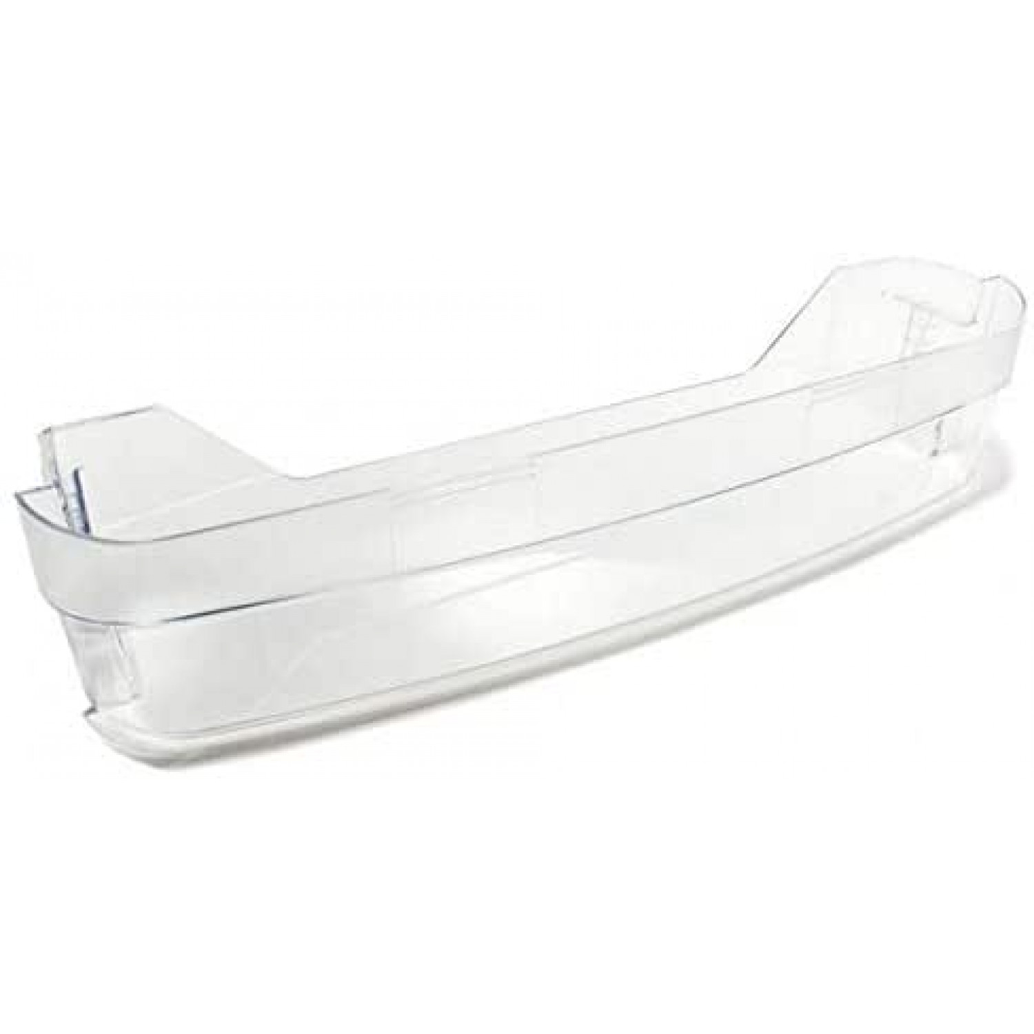 Vano Portaoggetti Compatibile Con Siemens 00704951 – Balconcino Per Frigo Da 473x45 Mm, Plastica Trasparente/Argento, Ricambio Originale Per Porta Frigorifero