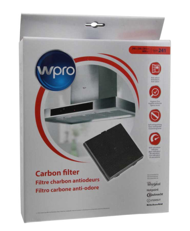 Filtres à Charbon Actif CA211R Pour Hotte Arthur Martin - Référence 06132 - Neufs Origine