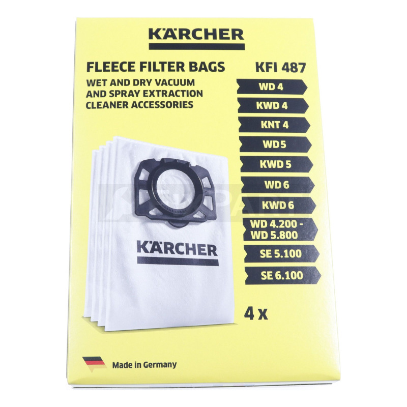 Kärcher 2.863-006.0 Staubsaugerbeutel – FixPart