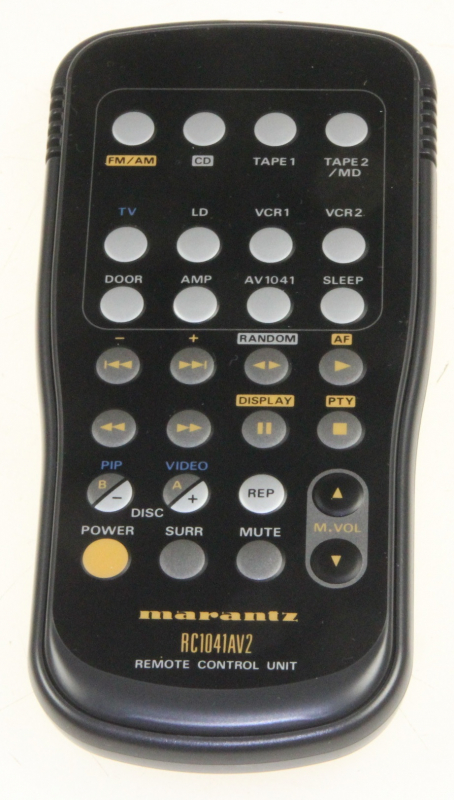 RC034SR Télécommande de rechange pour récepteur surround AV réseau Marantz Slim Line 7.1 7.2 canaux 4K NR1608 SR5012 NR1604 NR1710 NR1605 NR1603