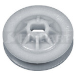 Electrolux AEG 1258654100 rueda de polea secadora imagen 1