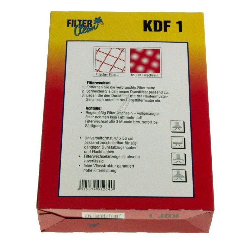 Filterclean 300003KDF grease filter extractor hood FixPart