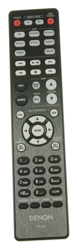 Telecomando Universale Sostitutivo Per Denon RC-1227, Perfetto Per AVR-S730H, AVR-X1400H, AVR-X1600H, AVR-X1500H. Pronto All'uso!
