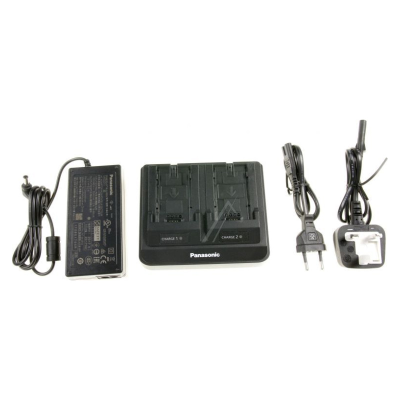 Panasonic AG-BRD50EC Doppio Caricatore Rapido Per Batterie AG-VBR E VW-VBD55/VBG6