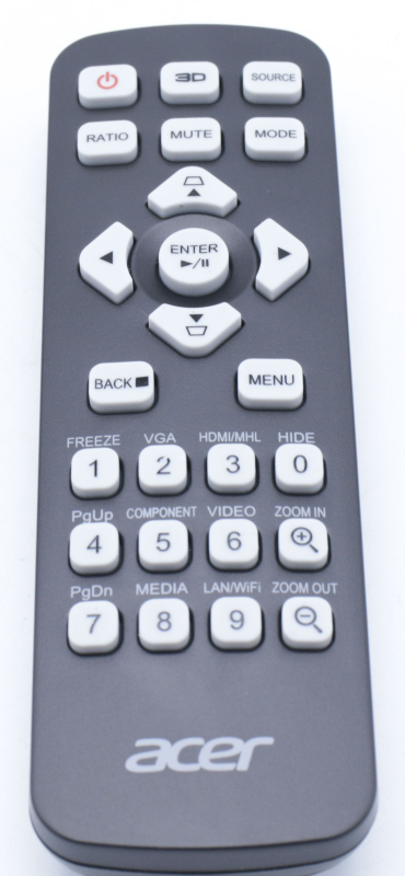 Telecomando Adatto per ACER S1212, Sostituisce VZ.JDW00.001 (RC-285RR-190