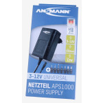 Ansmann 1201-0023 universal mains adapter image 2