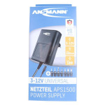 Ansmann 1201-0024 universal mains adapter image 2