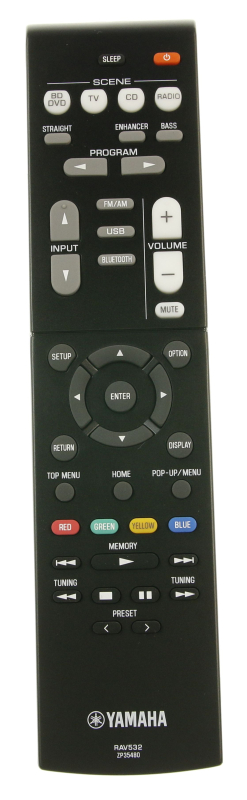 Télécommande D'Origine Pour Récepteur AV YAMAHA RX-V379 / RXV379