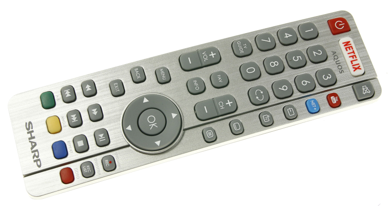 Télécommande D'origine Pour TV Sharp LC65CUG8062 - Modèle SHW/RMC/0116/0117/0122, Neuve