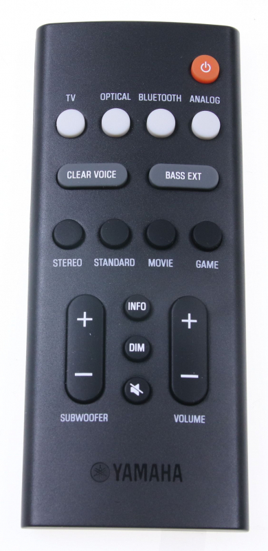thumbnail image 2 of Yamaha FSR71 Sound Bar Remote Control – For YAS-203, YAS-CU203, NS-WSW41 2 of 6