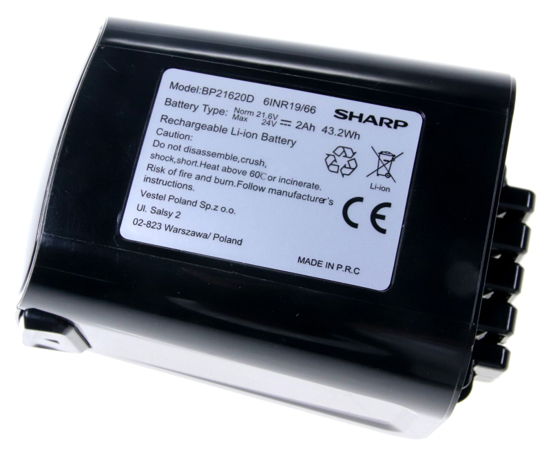 Batteria Per Sharp GX25, Li-Ion 3,7V 950mAh – Ricambio Compatibile, Dimensioni Originali - 2