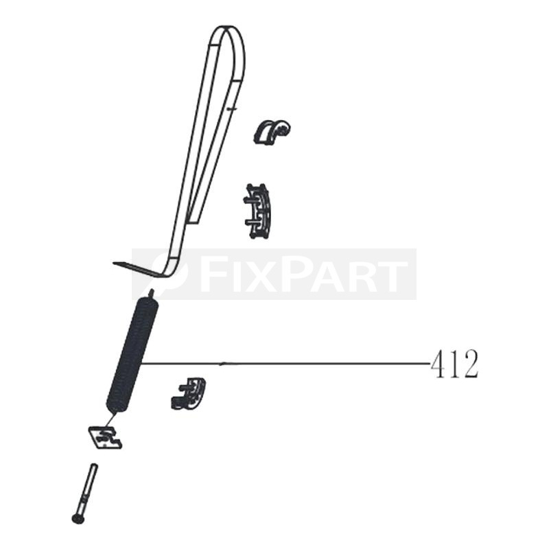 Brandt AS0033422 Feder Geschirrspüler – FixPart