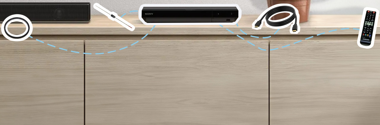 Snaar voor blu-ray speler/recorder banner