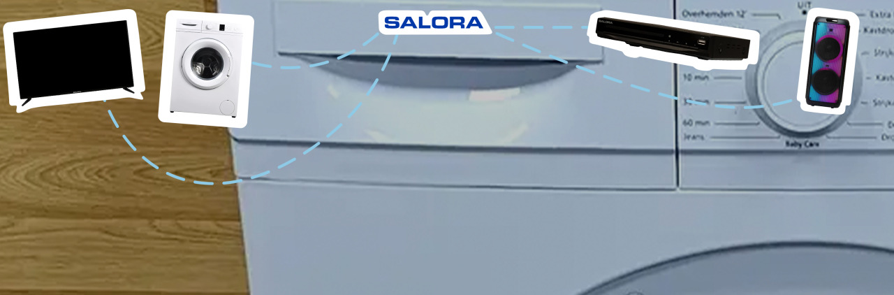Afstandsbediening voor Salora apparaten banner