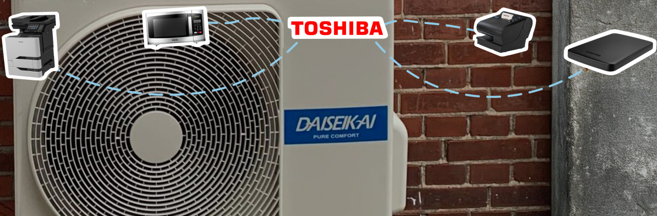 Afstandsbediening voor Toshiba apparaten banner
